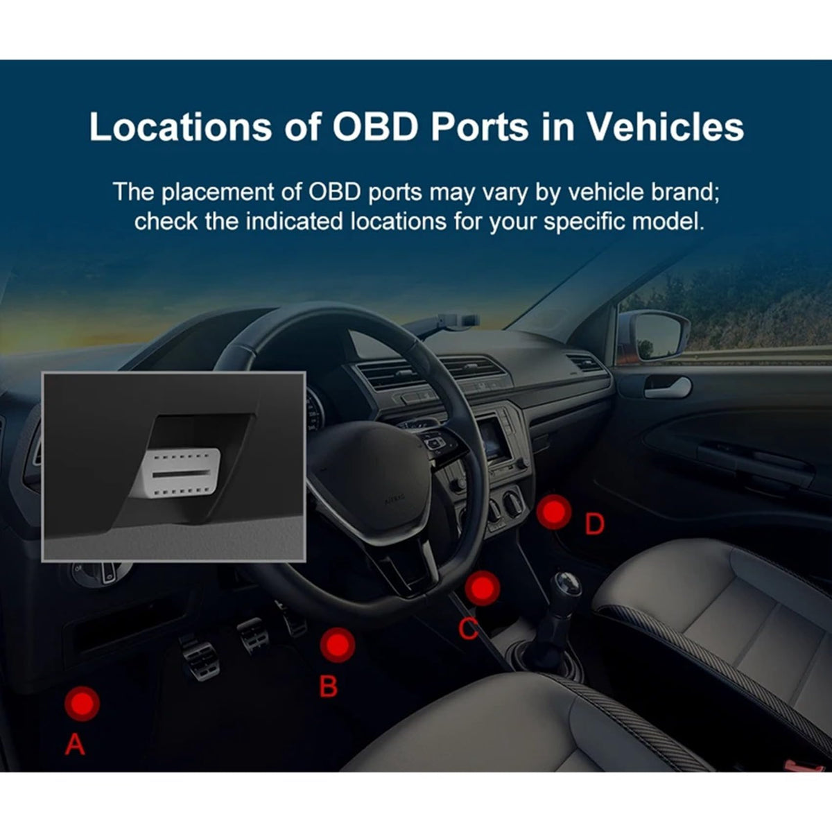 Dcnhfdsw V521 OBD2 Automotive Fault Code Reader Car Diagnostic Scanner DEMO