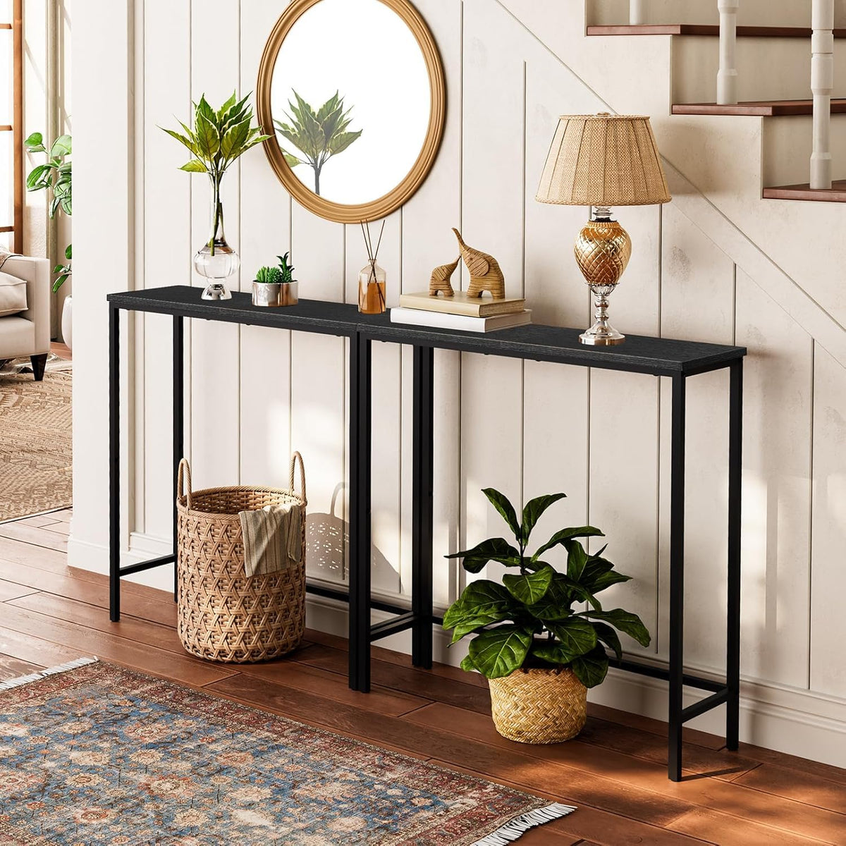 HOOBRO Narrow Console Table for Entryway Sofa Side 29.5 Inch DEMO