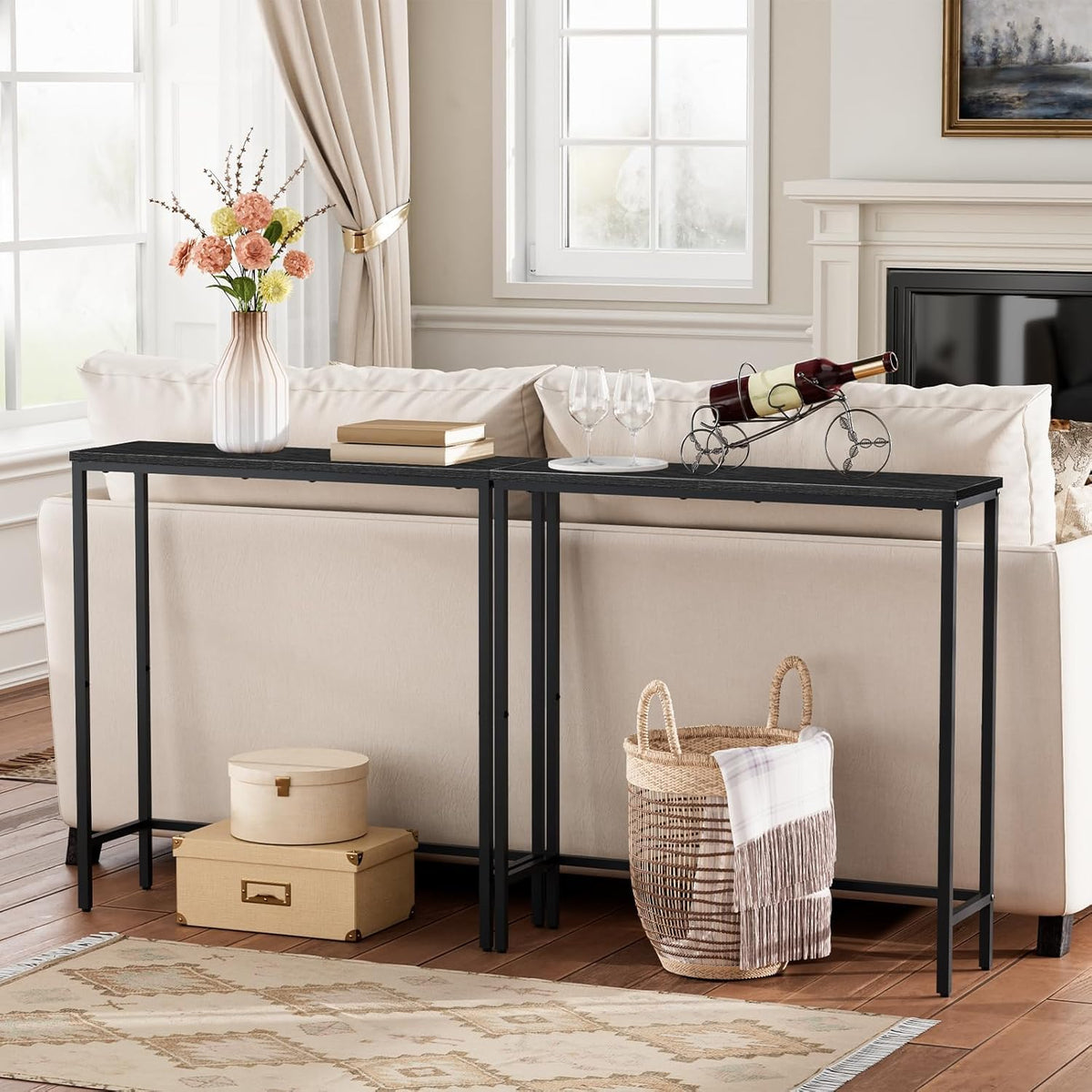 HOOBRO Narrow Console Table for Entryway Sofa Side 29.5 Inch DEMO