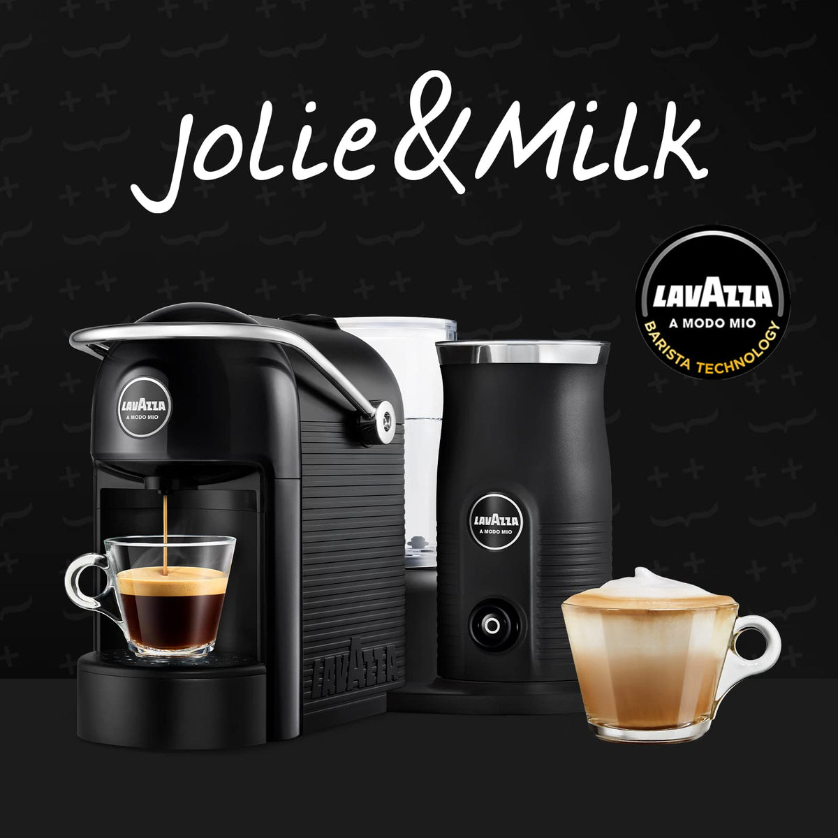 Lavazza 2023 A Modo Mio Jolie Black Capsule Coffee Machine Maker LM700 NEW