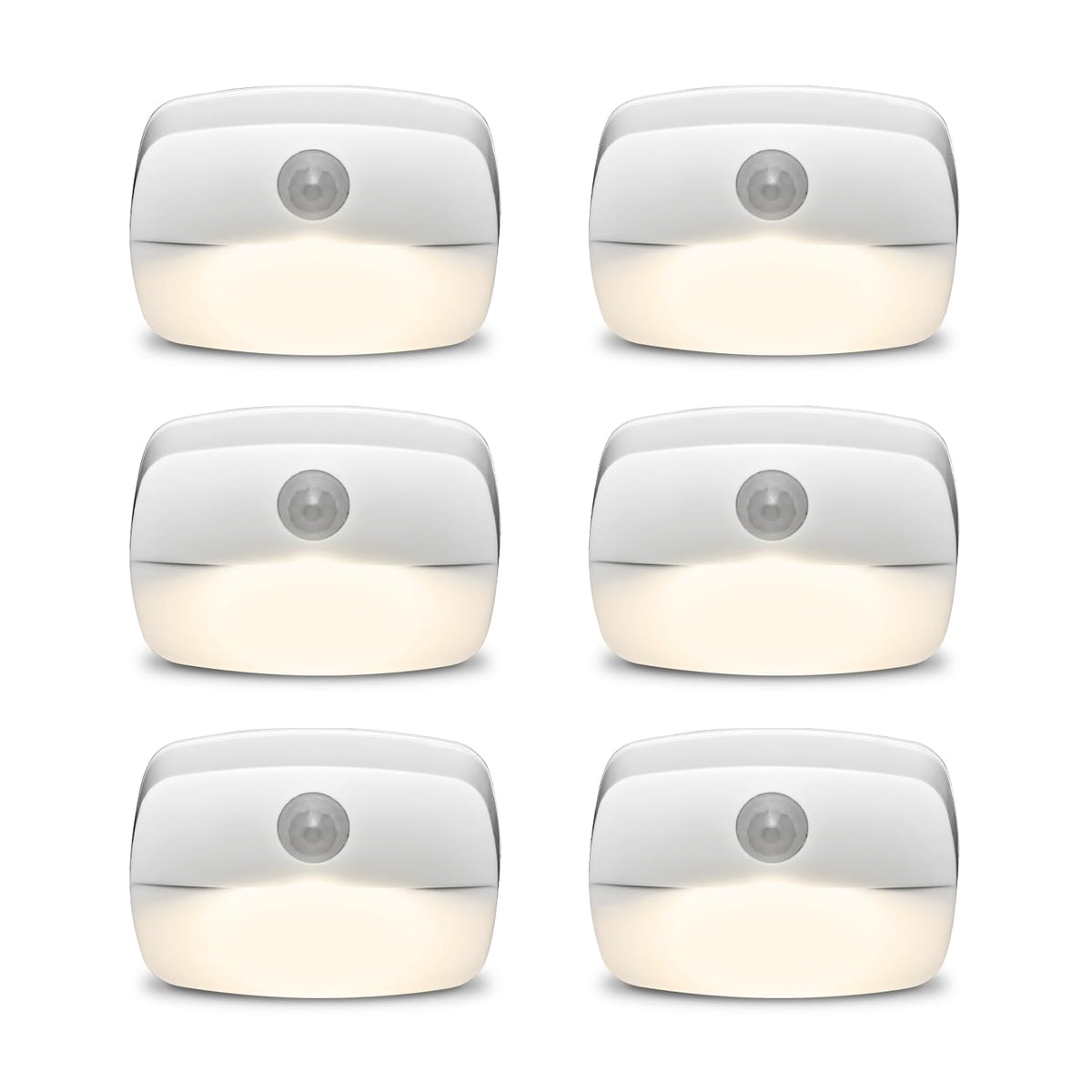 ZUSOYI Motion Sensor Night Light LED Battery Powered White DEMO