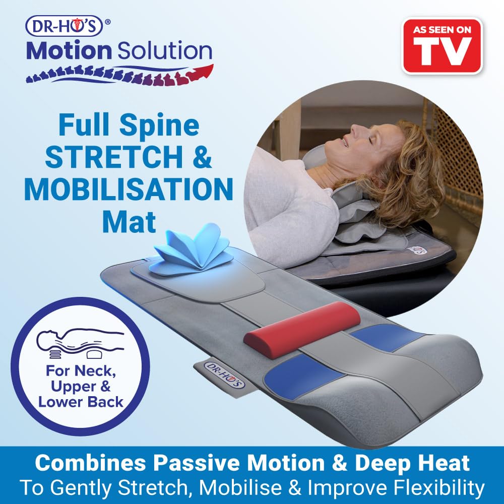 DR-HO'S Motion Solution Full Spine Stretch Exercise Mat Grey With Remote DEMO