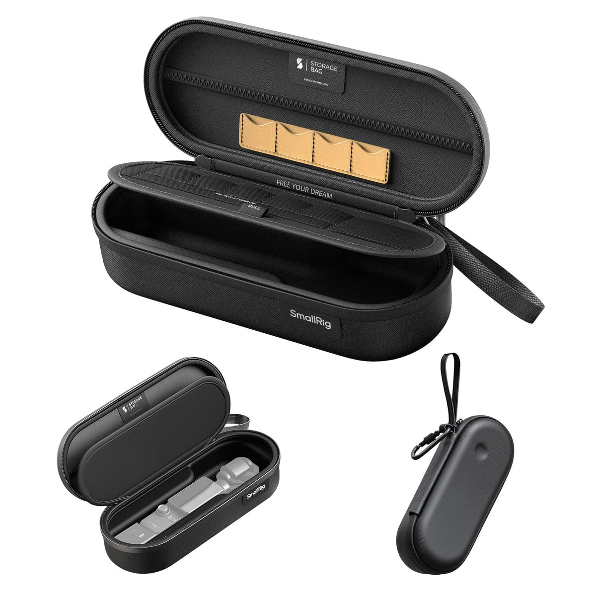 SMALLRIG Portable Protective Carrying Case for DJI Pocket Black Size 21cm NEW