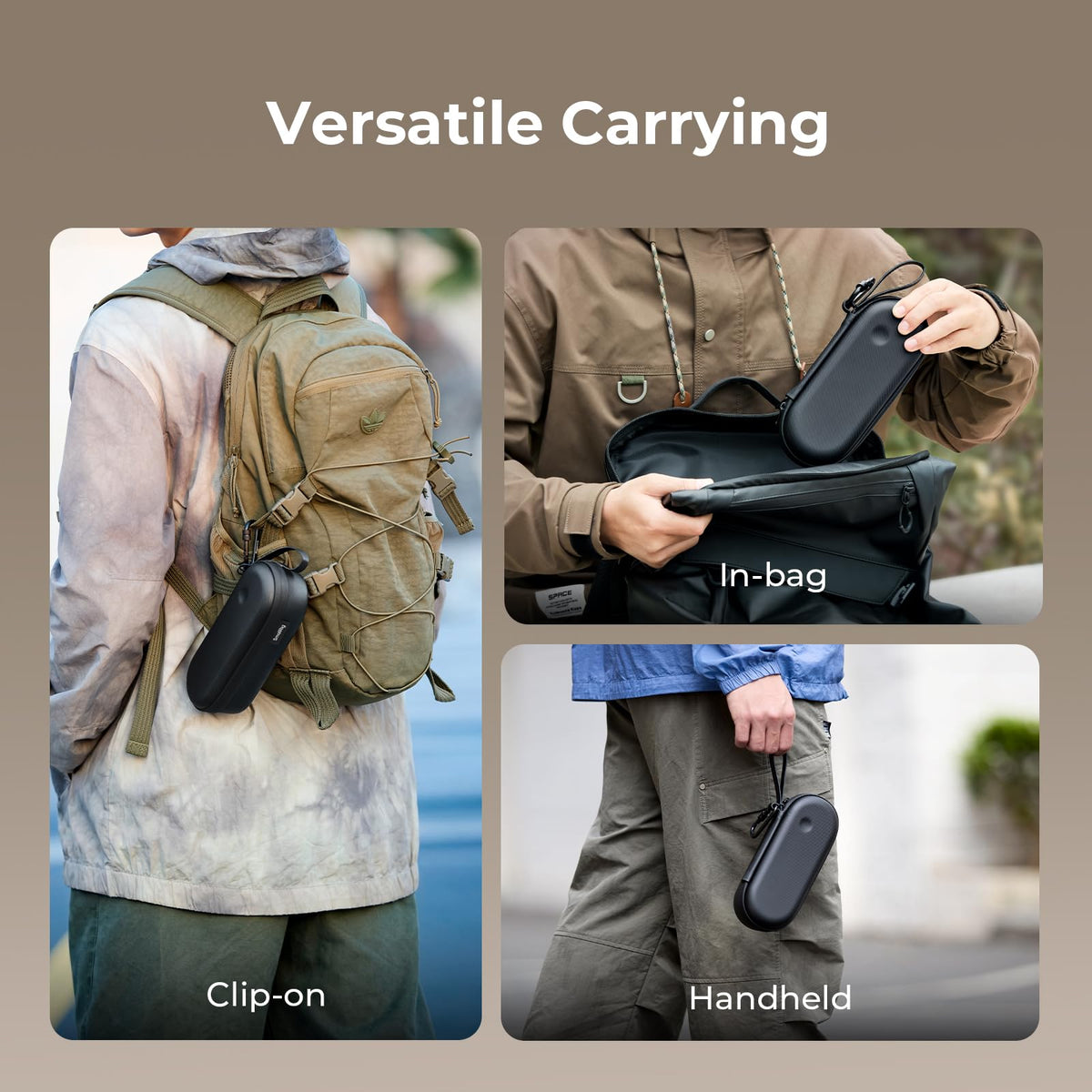 SMALLRIG Portable Protective Carrying Case for DJI Pocket Black Size 21cm NEW