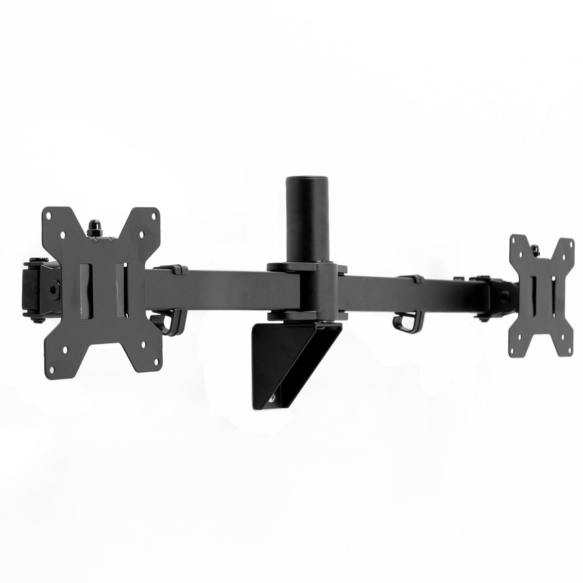 VIVO Premium Dual Monitor Arm Wall Mount Heavy Duty Black Steel NEW