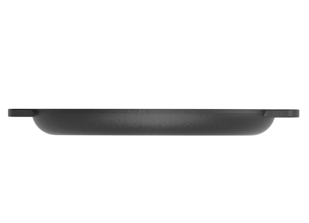 Chef Pomodoro Cast Iron Pizza Pan Pre-Seasoned Black Skillet NEW