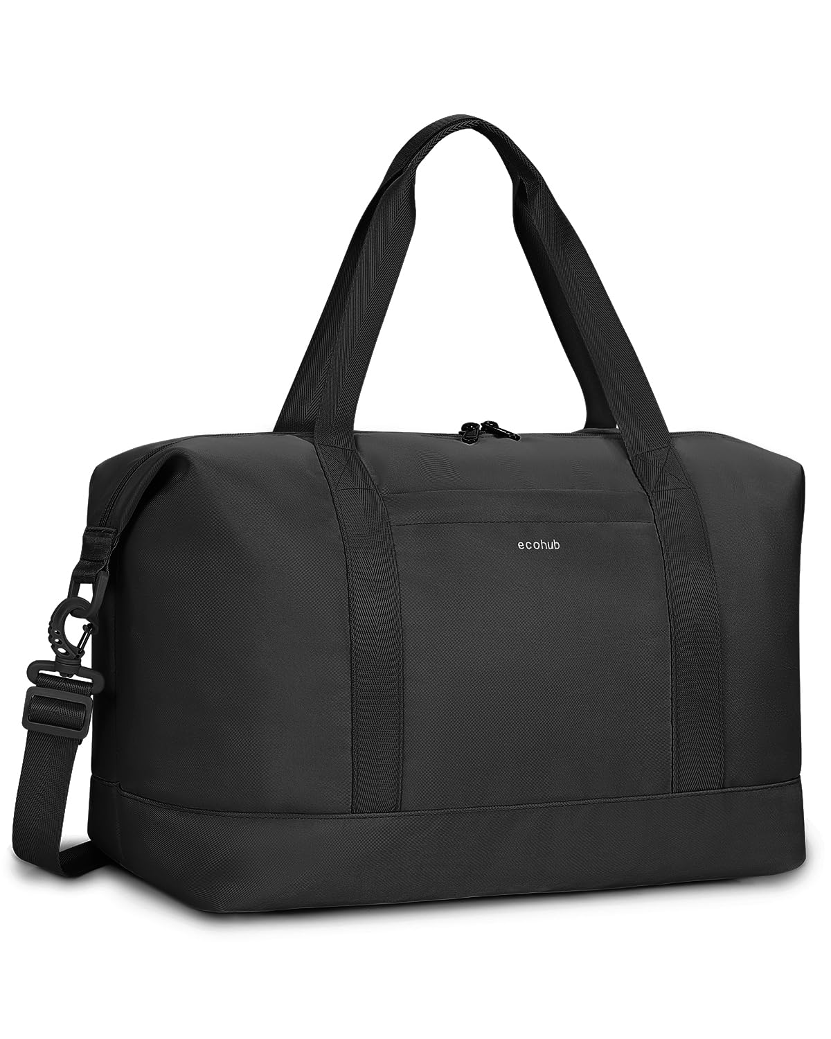 ECOHUB Foldable Travel Duffel Bag 20L Underseat Hand Luggage Black NEW