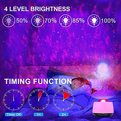 GSmade Decorative Lighting Projector with Night Light Moon and Nebula Effect NEW