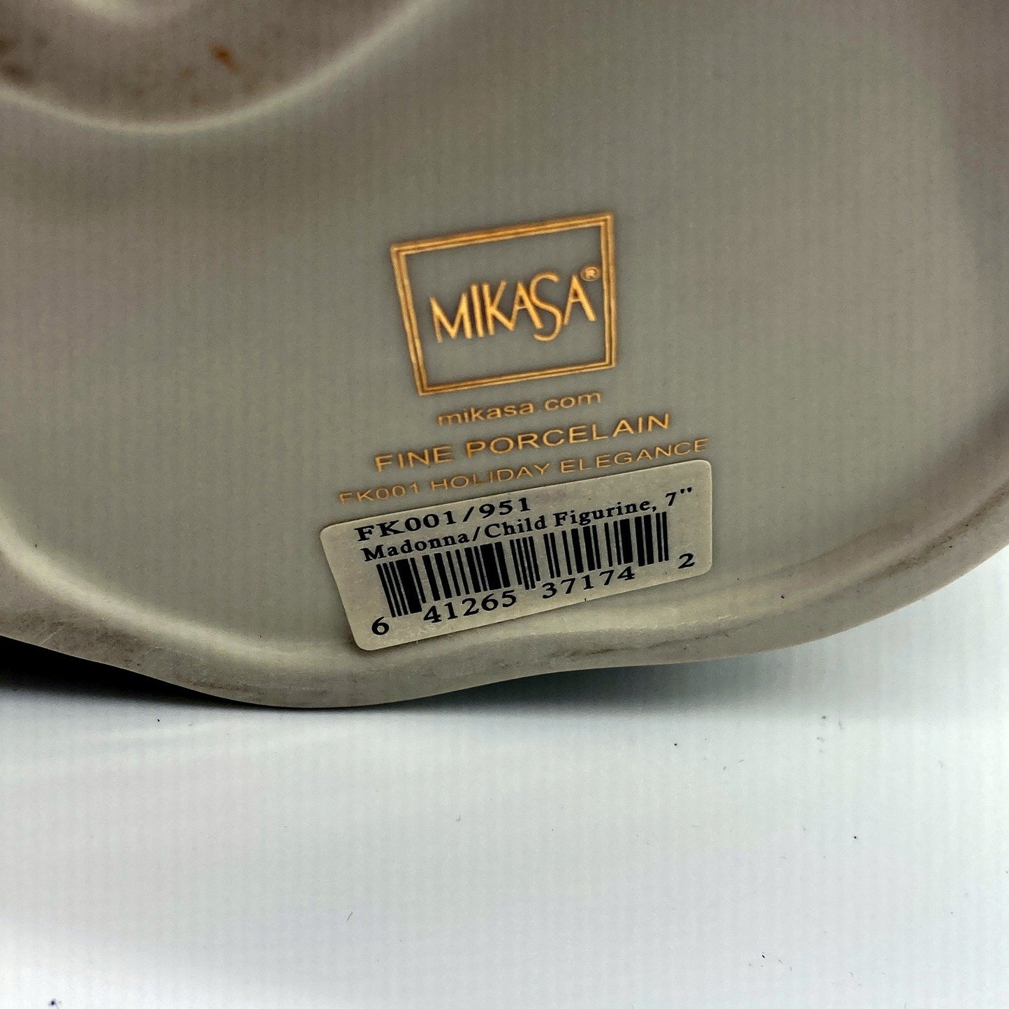 Mikasa Porcelain Madonna/Child Figure Madonna and Child Holiday Figurine