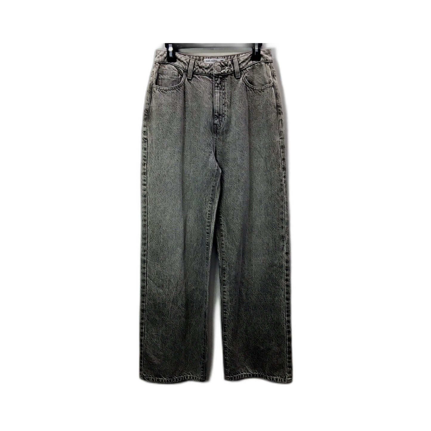 Pearl Wide Leg Jeans Unisex Global Wide Leg Gray Jeans for Small 29 Waist Size