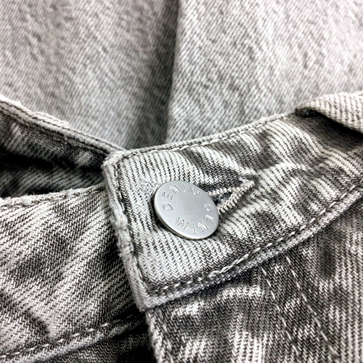 Pearl Wide Leg Jeans Unisex Global Wide Leg Gray Jeans for Small 29 Waist Size