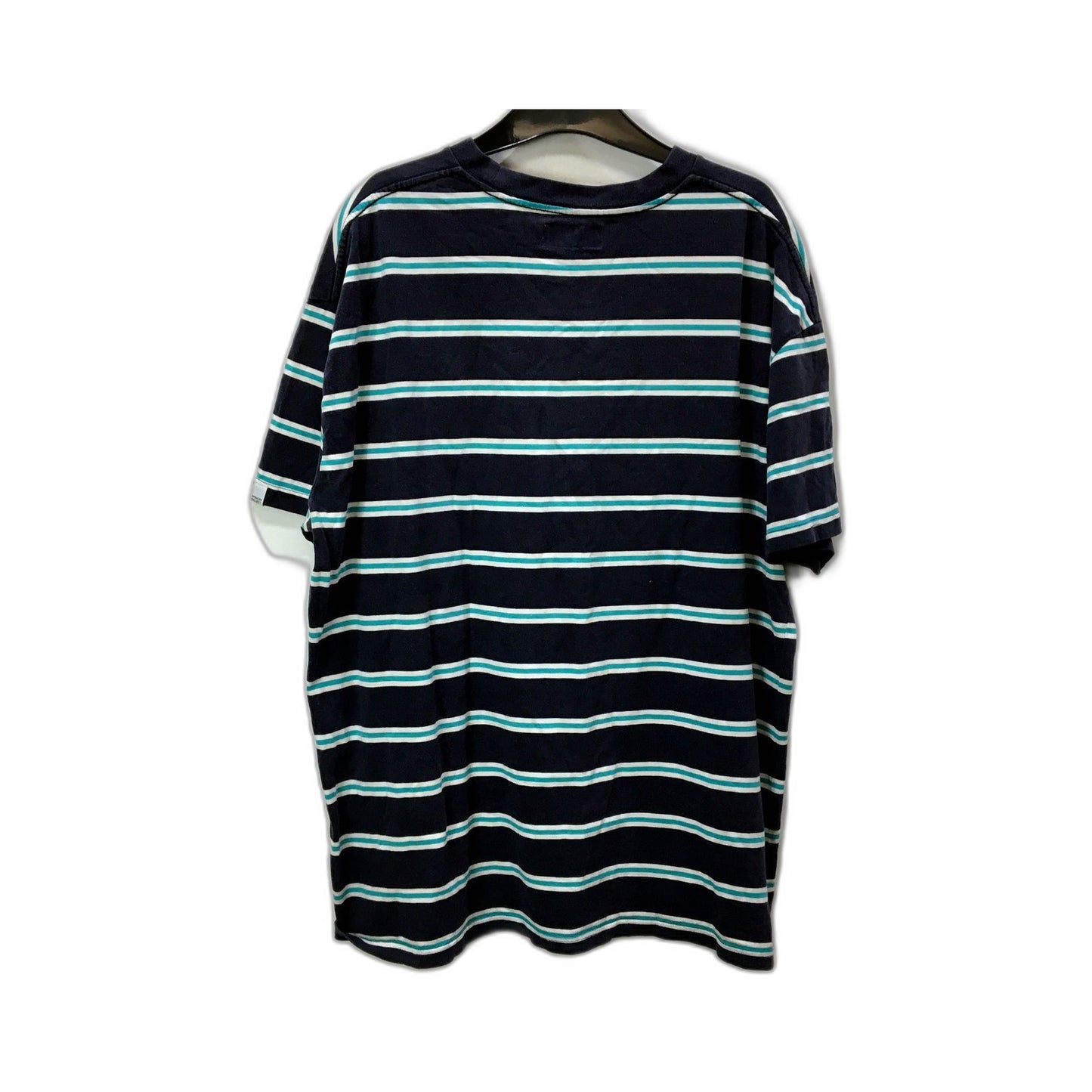 Spencer Mens Striped T-Shirt Multi Color Cotton Soft Comfortable Size XL