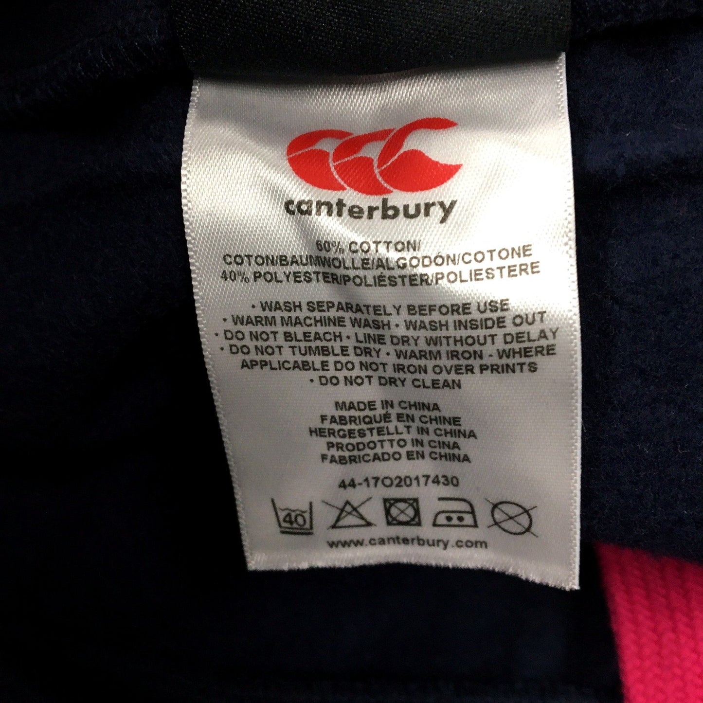Canterbury Womens Navy Sweatpants Comfortable Soft Athletic Bottoms Size 18