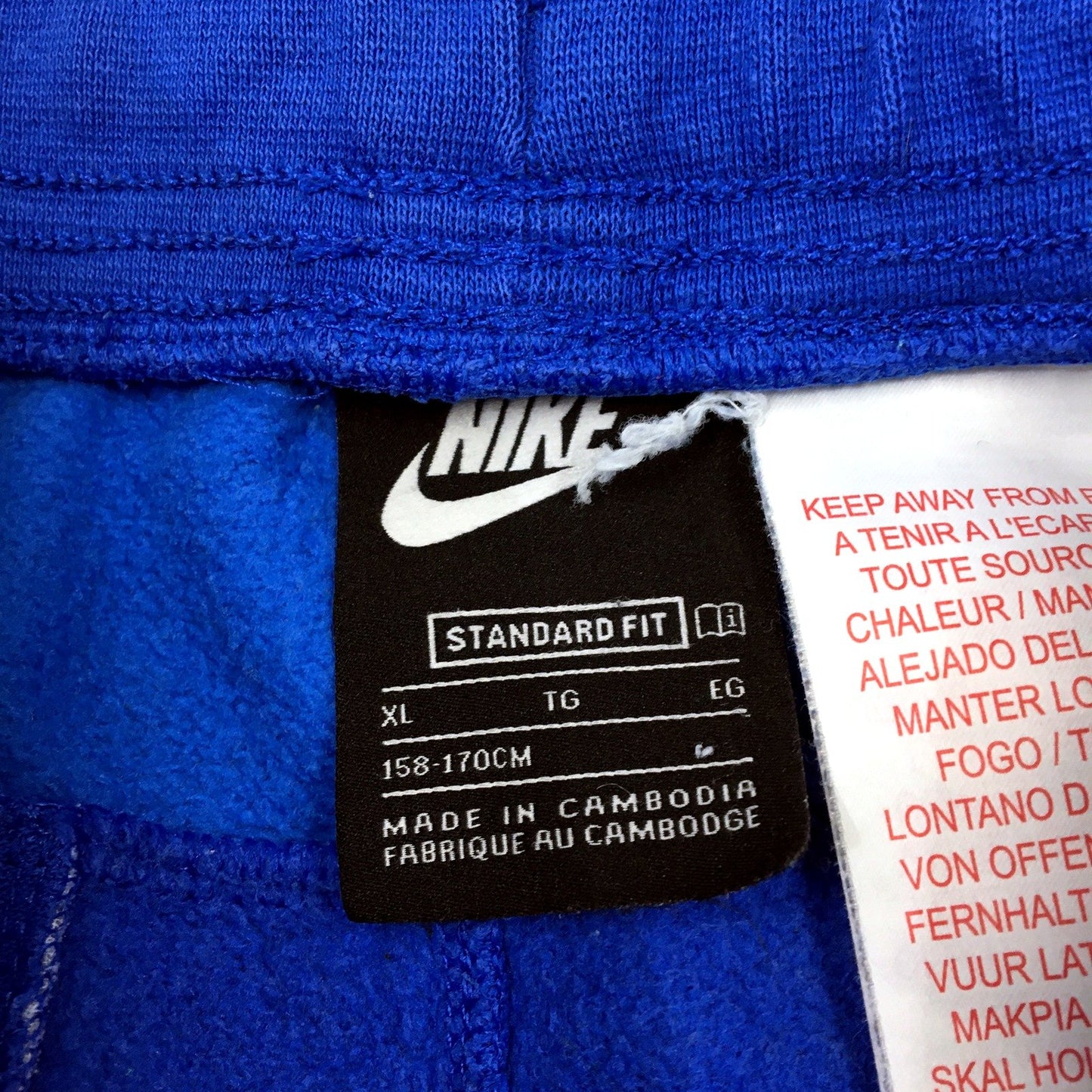 Nike Kids Blue Relaxed Fit Sweatpants for Comfortable Soft Juniour XL