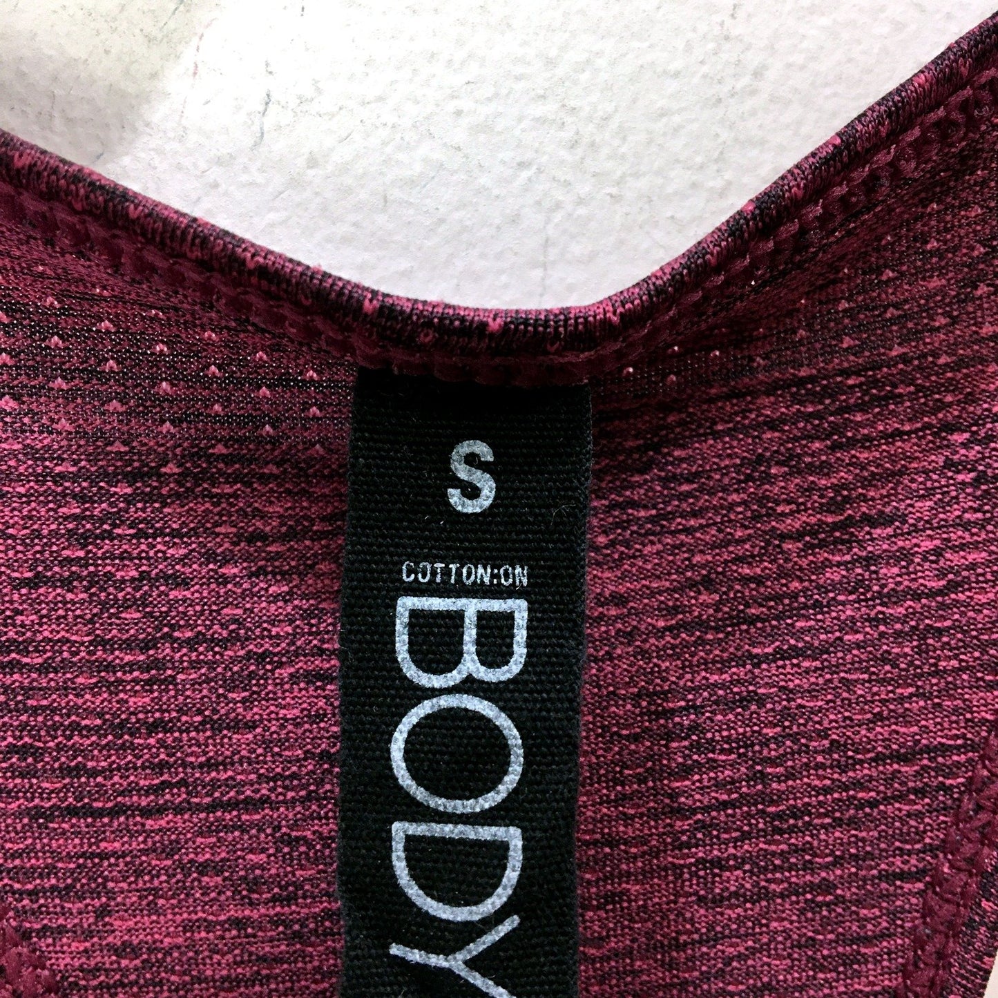 Burgundy Cotton Tank Top Womens - Soft, Comfortable Fit Size S