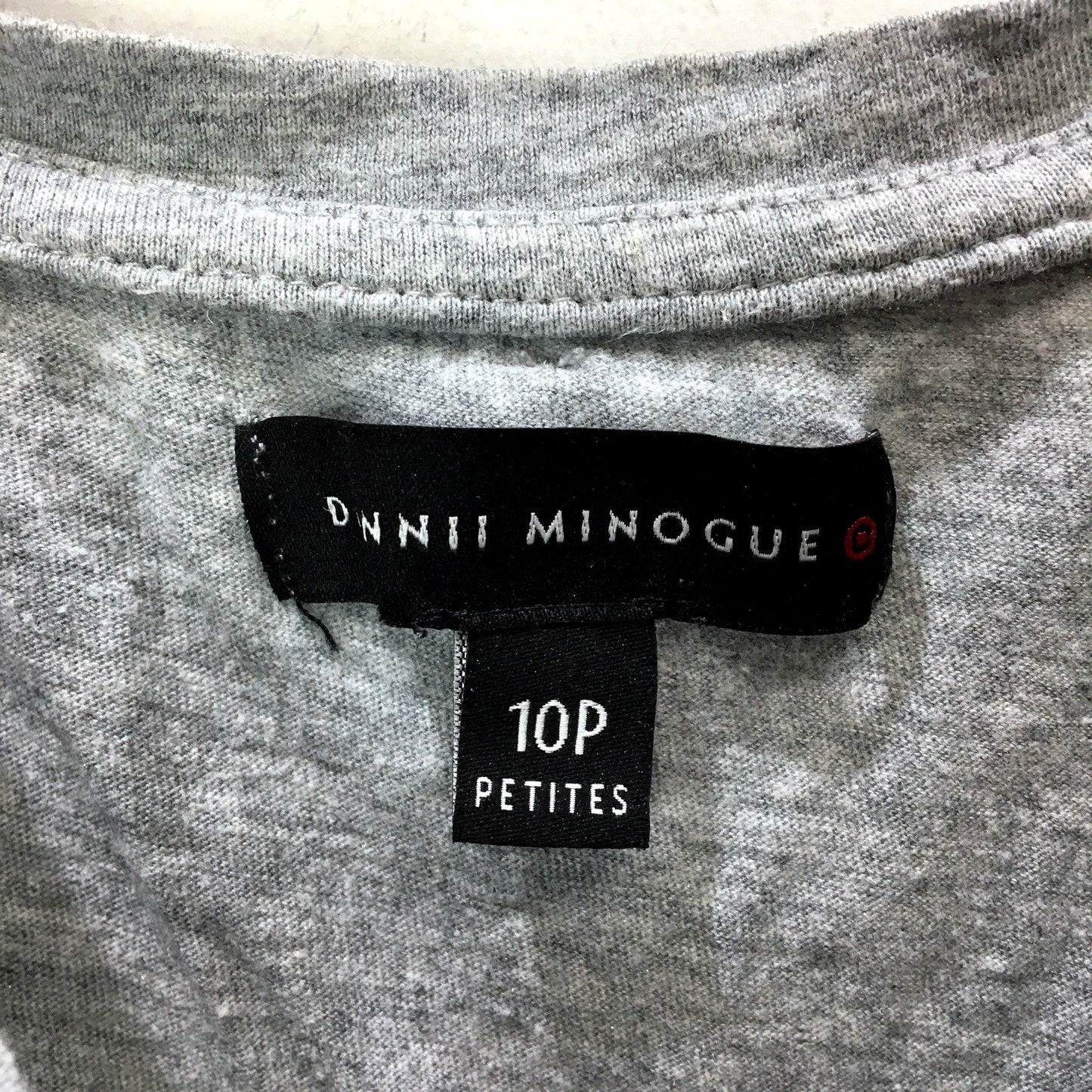 Dannii Minogue Womens Gray Cotton Tank Top Cozy Relaxed Fit Size 10