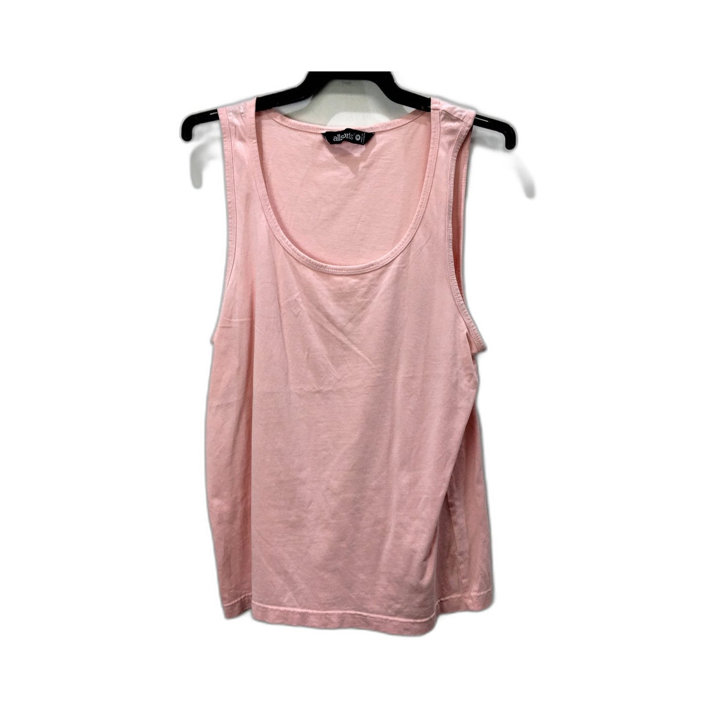 Allsorts Womens Pink Cotton Tank Top, Size 14