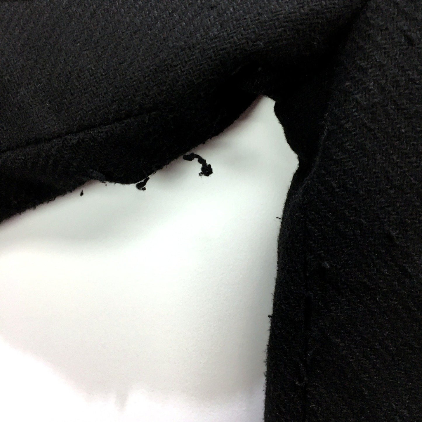 Virtuelle Womens Warm Wool Coat Black Comfortable Winter Outerwear Size 20