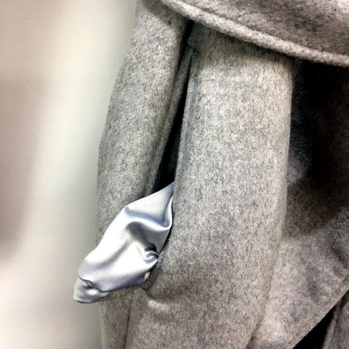 Forever New Womens Gray Wool Blend Coat Warm Comfortable Outerwear Size Small