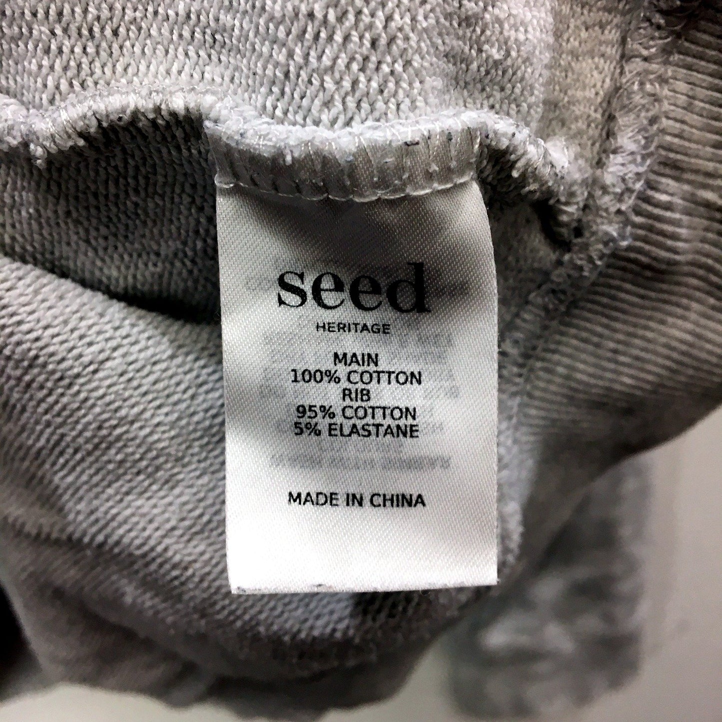 Seed Womens Gray Pullover Sweatshirt Comfortable Soft Cotton Blend Size XL