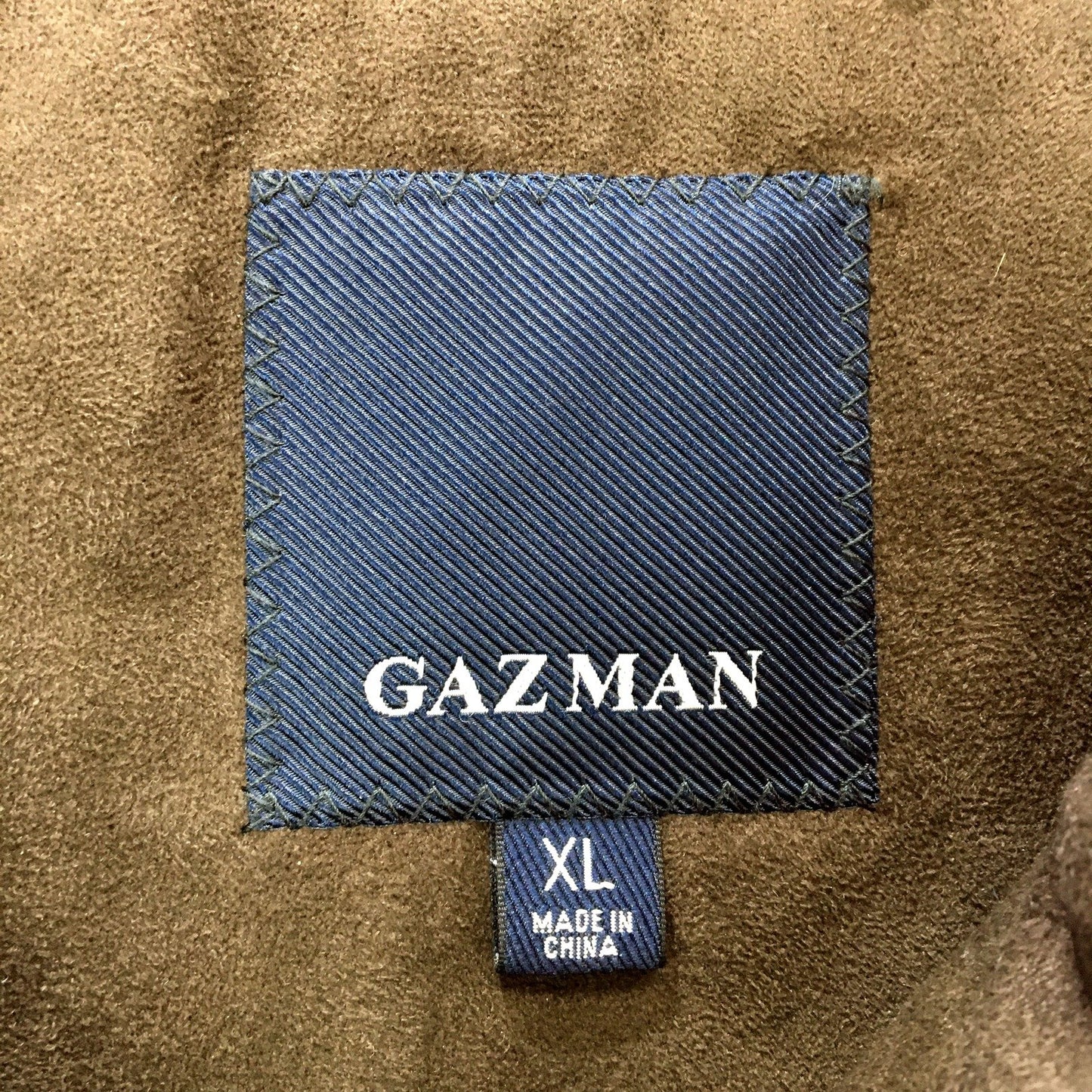 Gazman Mens Polyester Cotton Jacket in Brown, Size XL
