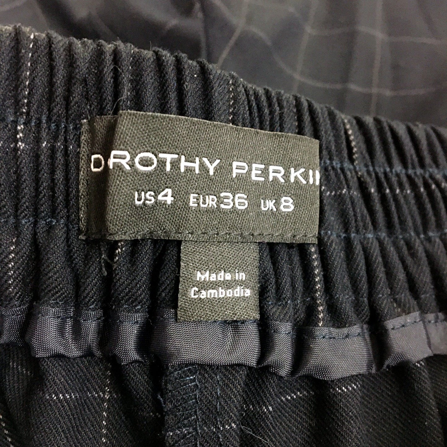 Dorothy Perkins Womens Relaxed Fit Drawstring Pants in Black, Size 8 NEW