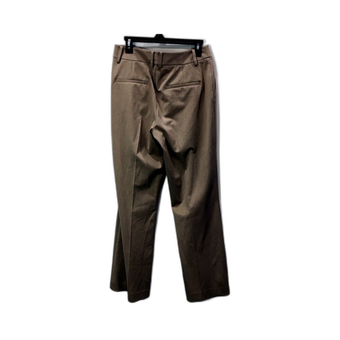 Basque Womens Pleated Front Cotton Dress Pants Beige Slacks Size 10 NEW
