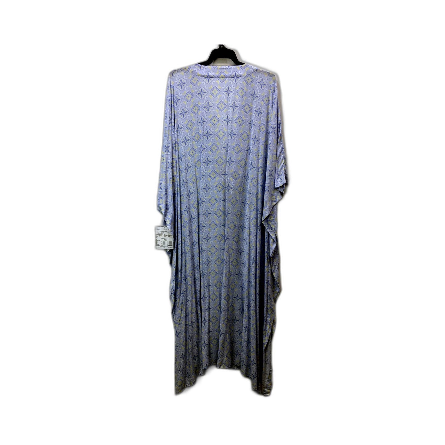 Regatta Womens Sleep Cover-up Robe Blue and Yellow Floral Print Cotton NEW