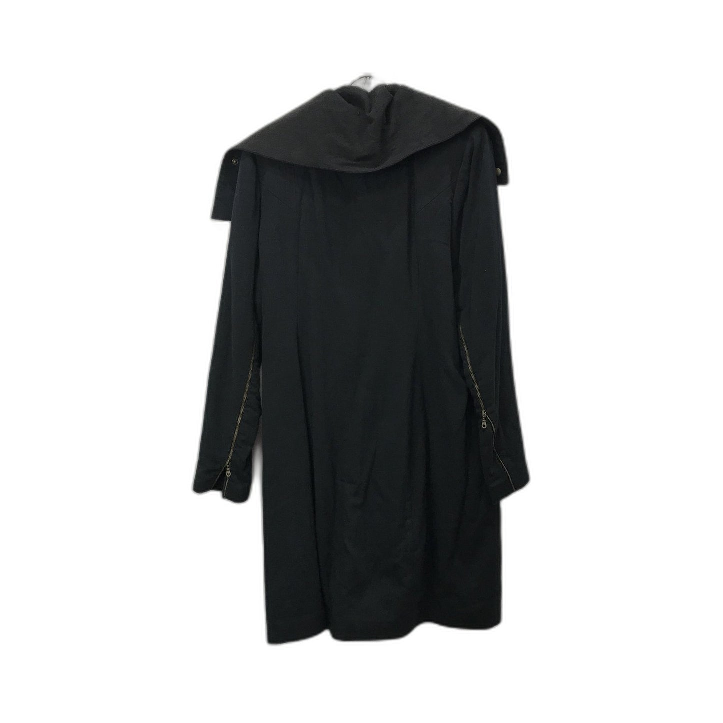 Husk + Kirrilyjohnston Wool Blend Hooded Coat Black Ladies Size 4