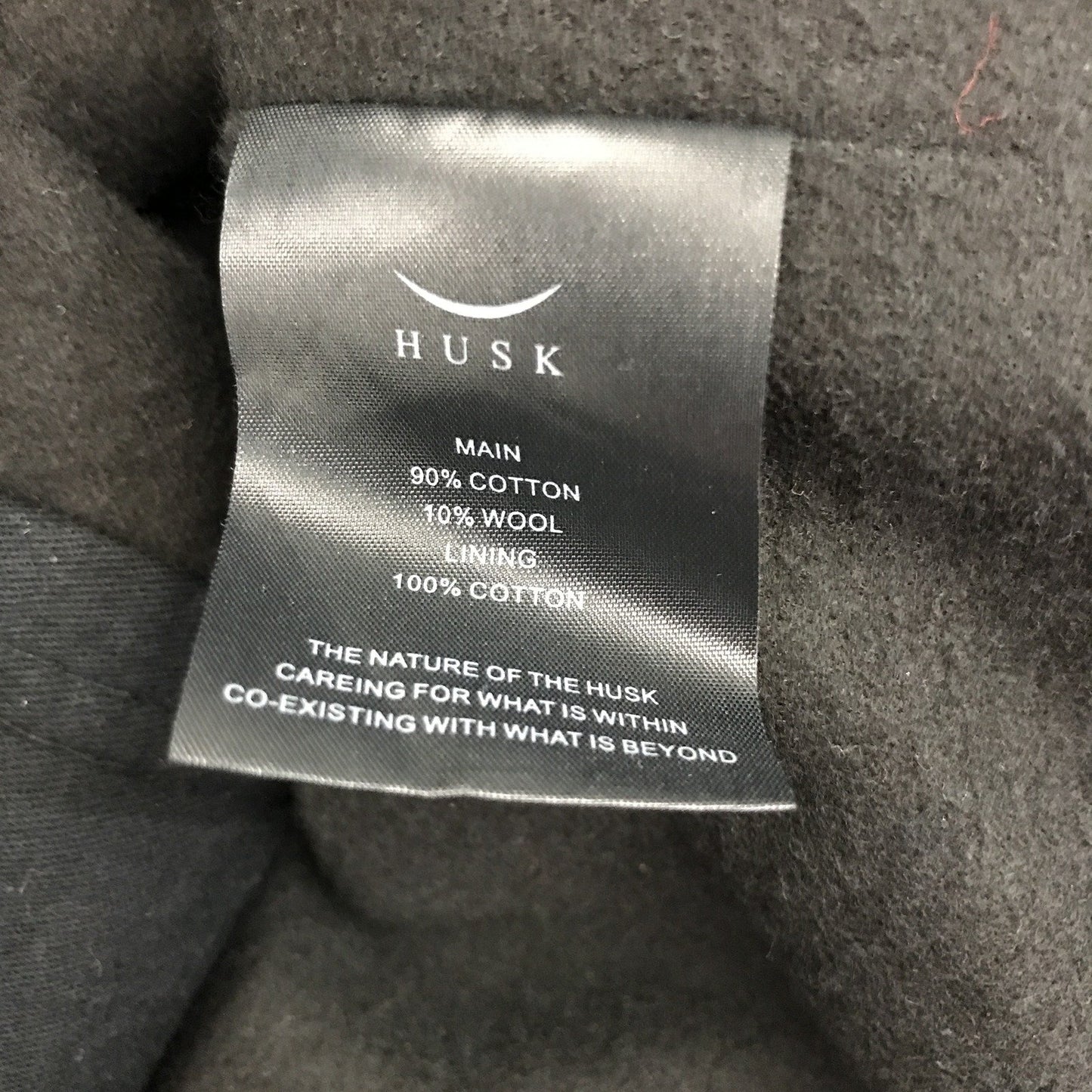 Husk + Kirrilyjohnston Wool Blend Hooded Coat Black Ladies Size 4