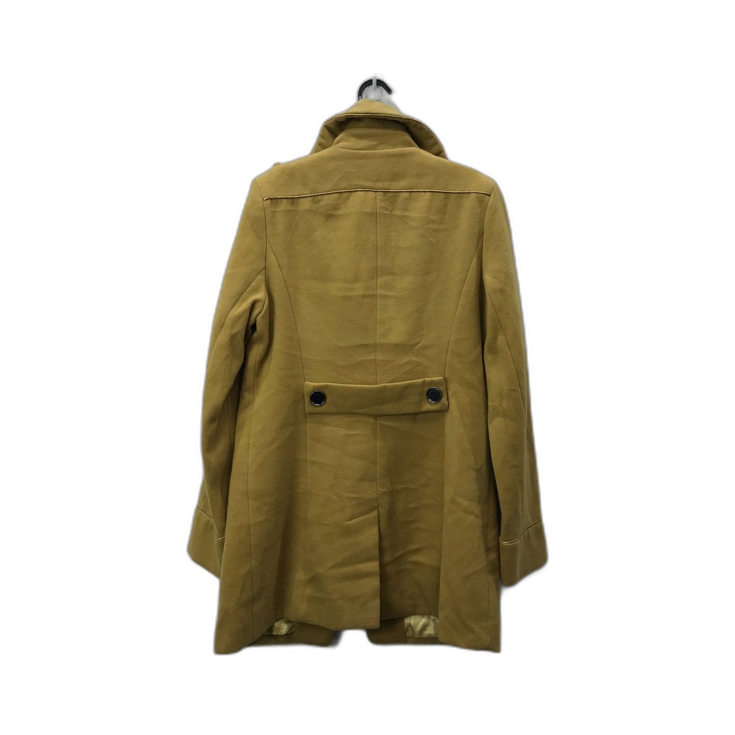 Forecast Thick Winter Warm Trench Coat Tan Polyester Ladies Size 12