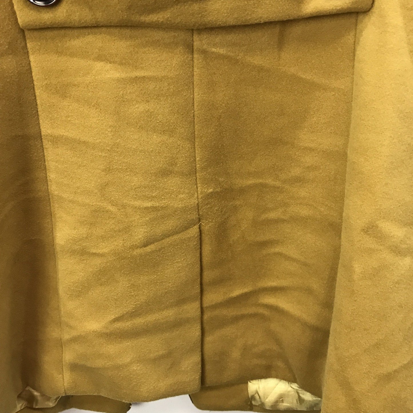 Forecast Thick Winter Warm Trench Coat Tan Polyester Ladies Size 12