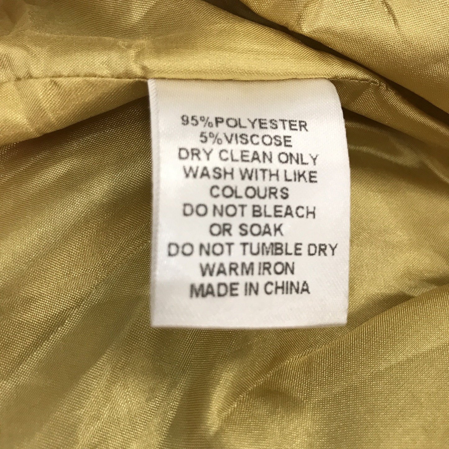 Forecast Thick Winter Warm Trench Coat Tan Polyester Ladies Size 12