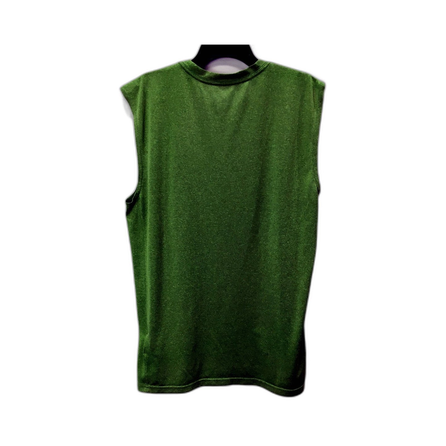 Nike Mens Dri-Fit Sleeveless Workout Top in Green, Size M - High-Performance
