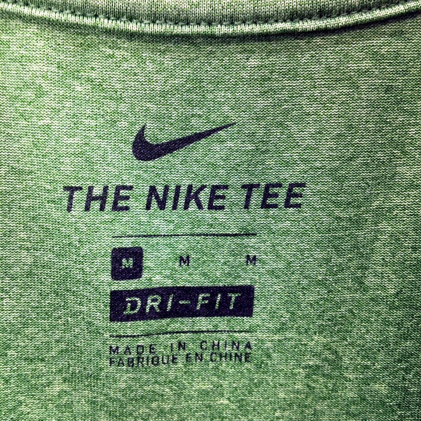 Nike Mens Dri-Fit Sleeveless Workout Top in Green, Size M - High-Performance