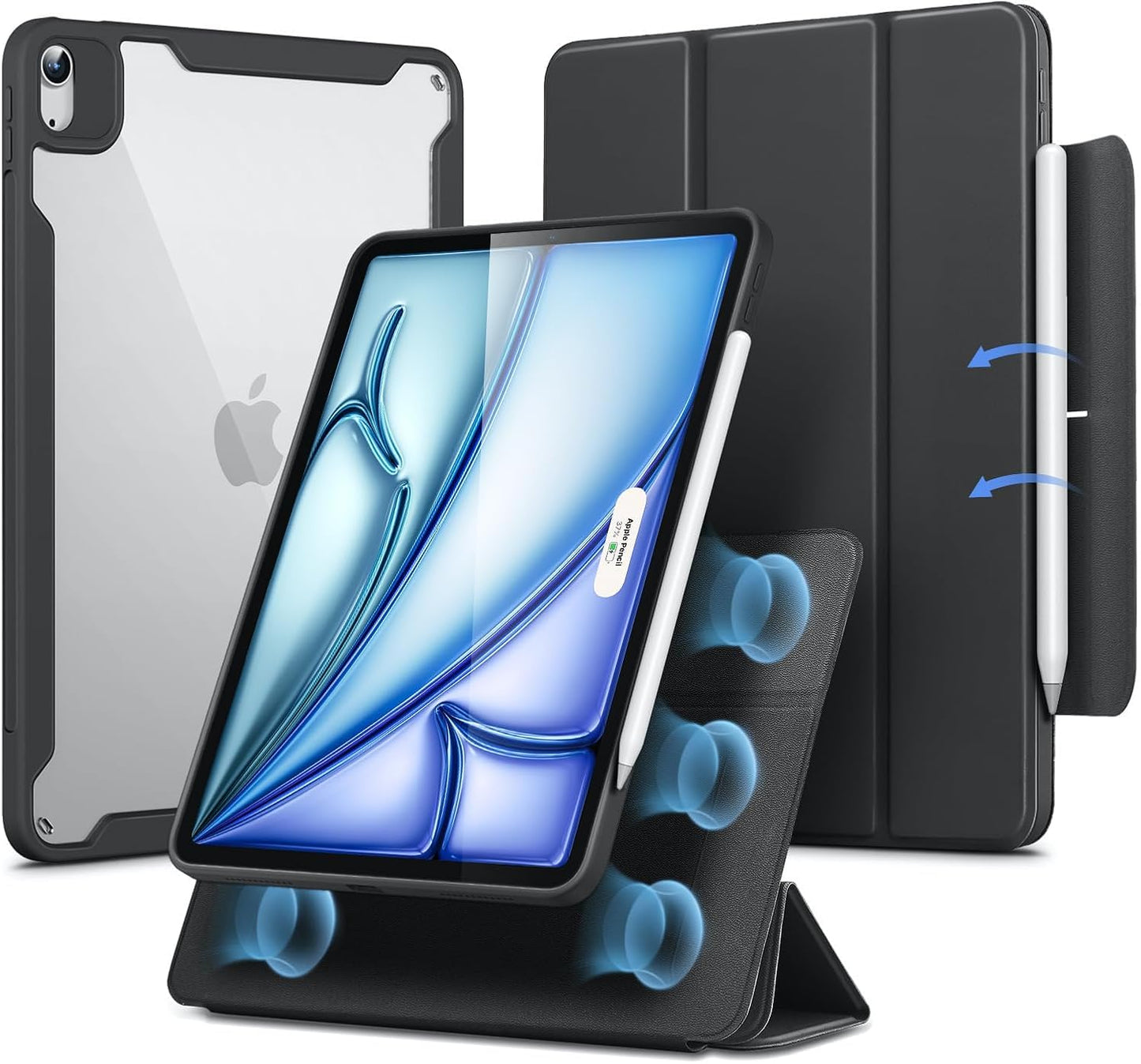 ESR iPad Cases Air 11 Inch Protective Case for 5th/4th Gen Tablets, Black NEW