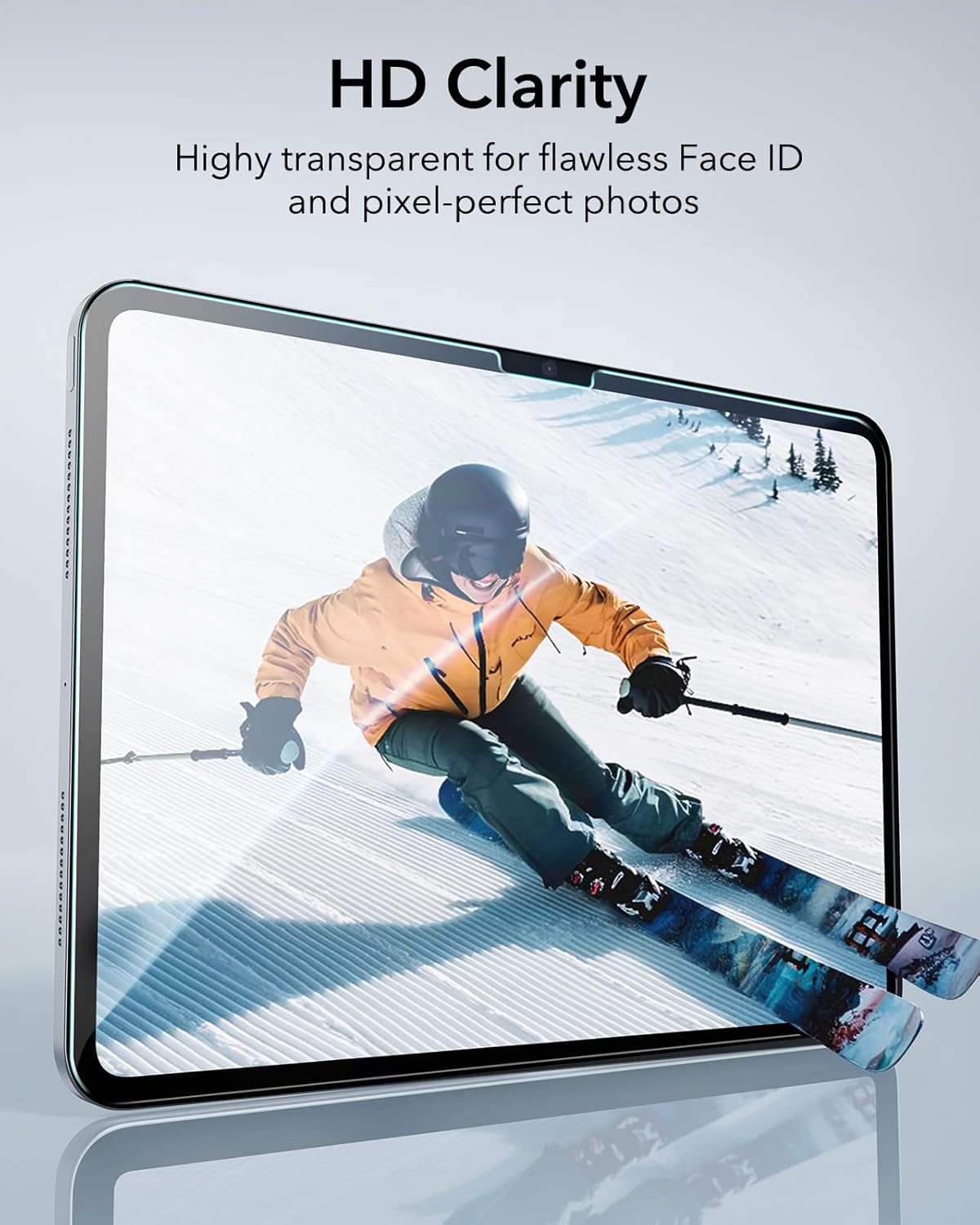 ESR 2 Pack Screen Protector for iPad Pro 13 Inch Tempered Glass UltraFit NEW