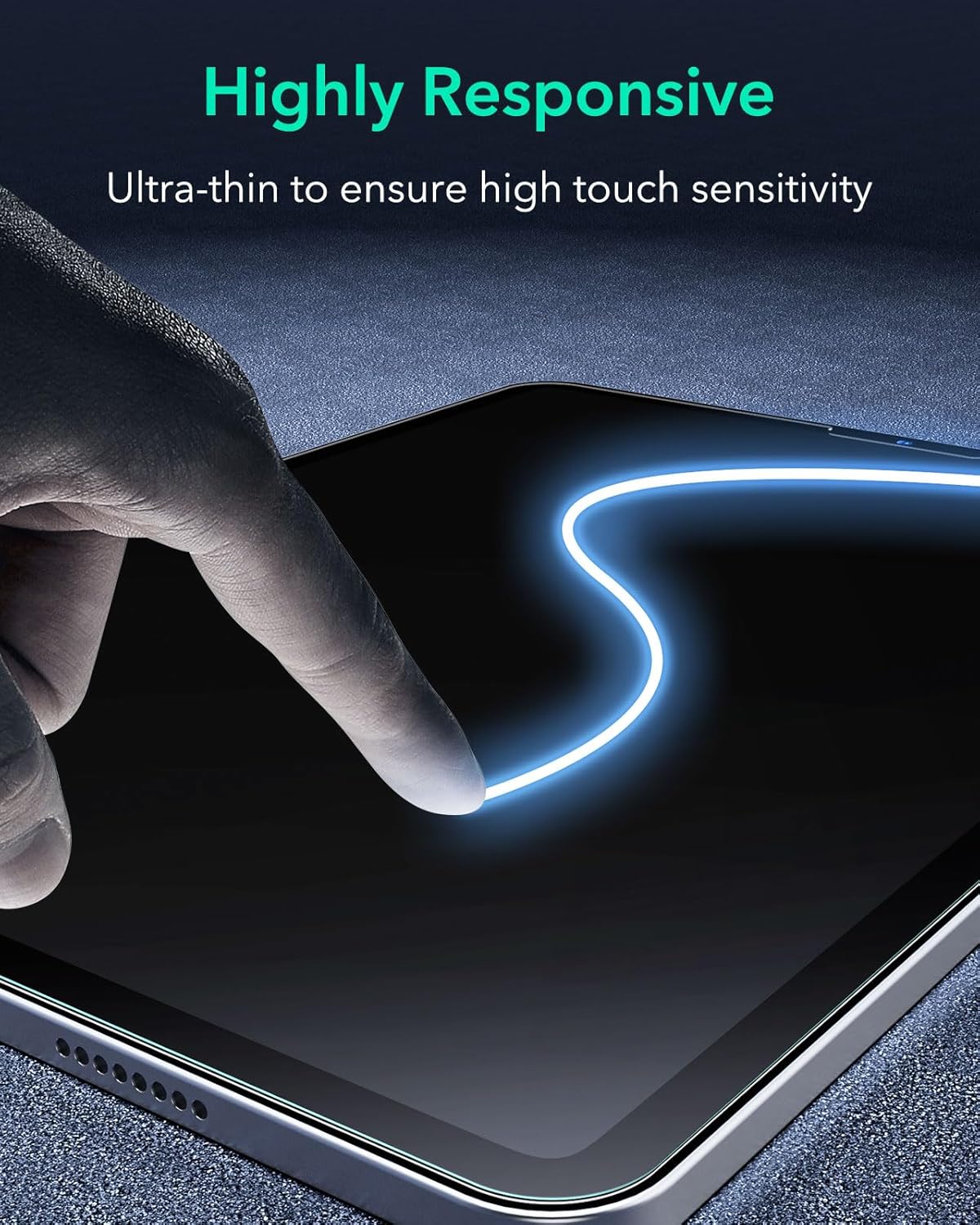 ESR Tempered Glass Screen Protector for iPad Pro 12.9 (2022-2018) Armorite NEW