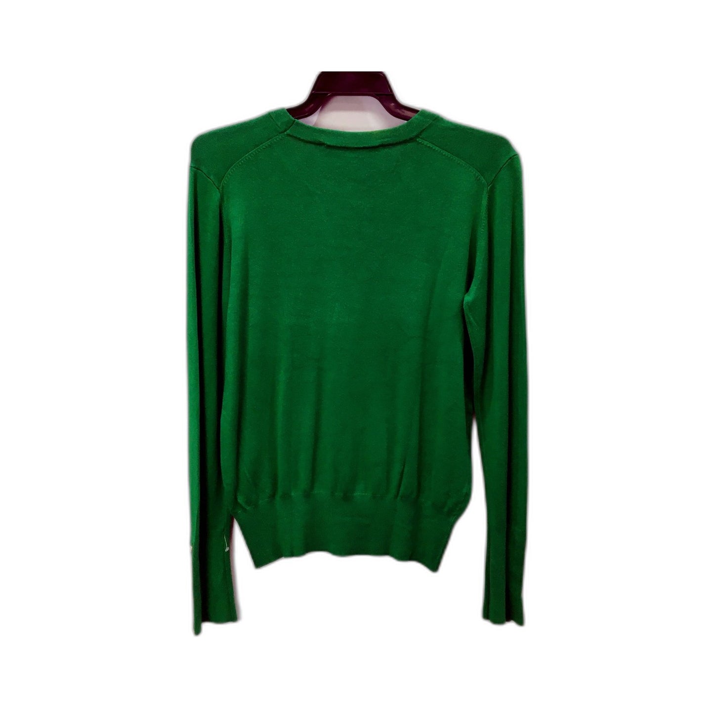 Zara Womens Green Knit Pullover Sweater Comfortable Cozy Soft Size M