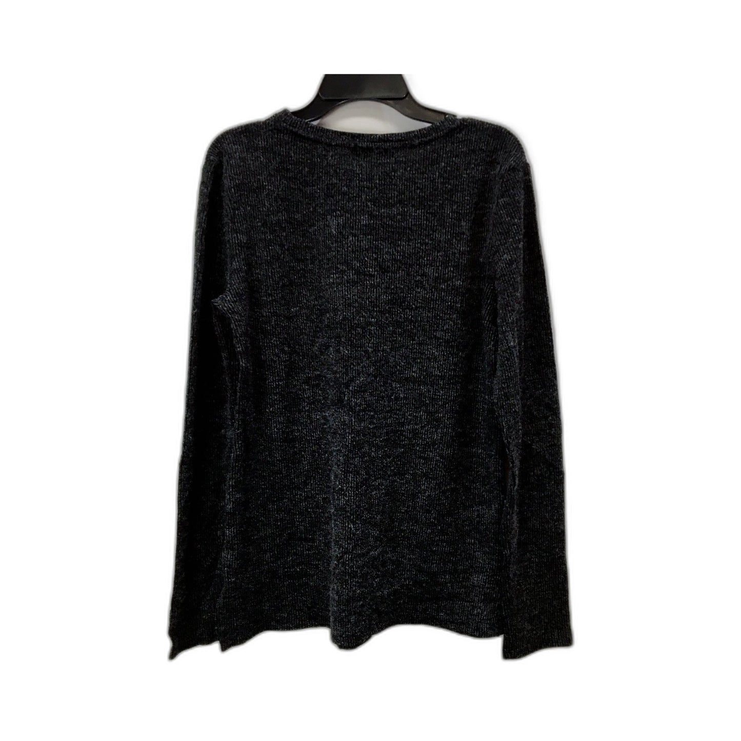 Bershka Womens Black Ribbed Knit Pullover Sweater Comfortable Size L Size EUR L