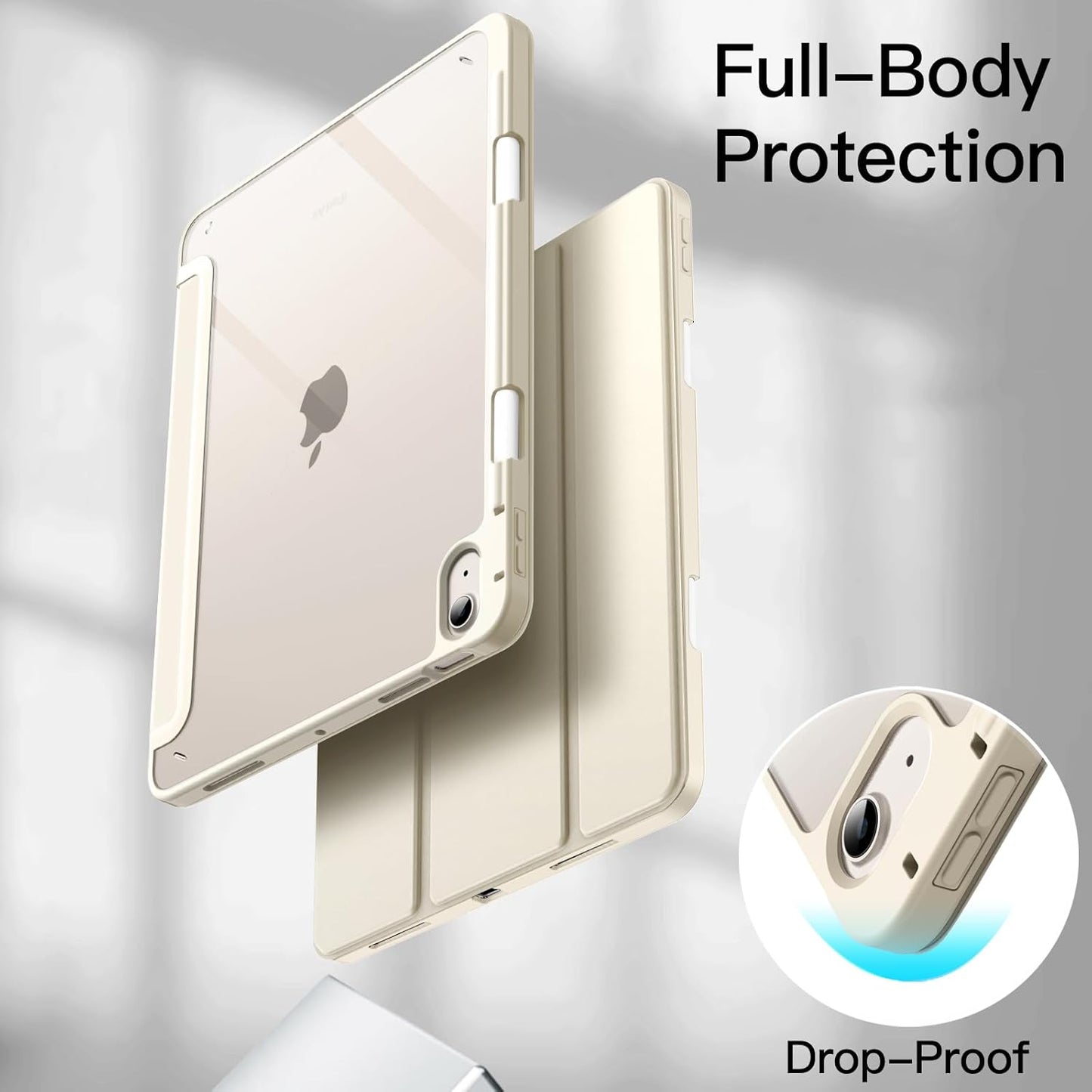 JETech Case Cases for iPad Air 11-Inch M4/M3/M2 (2026/2025/2024), 5/4