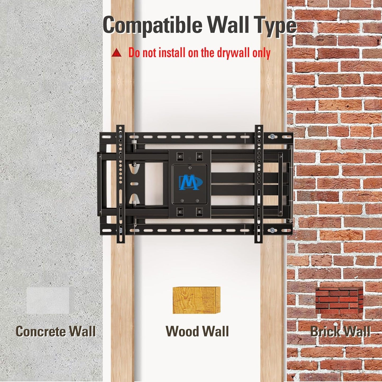 Mounting Dream TV Wall & Ceiling Mounts TV Wall Mount for 42-90 Inch TVs DEMO