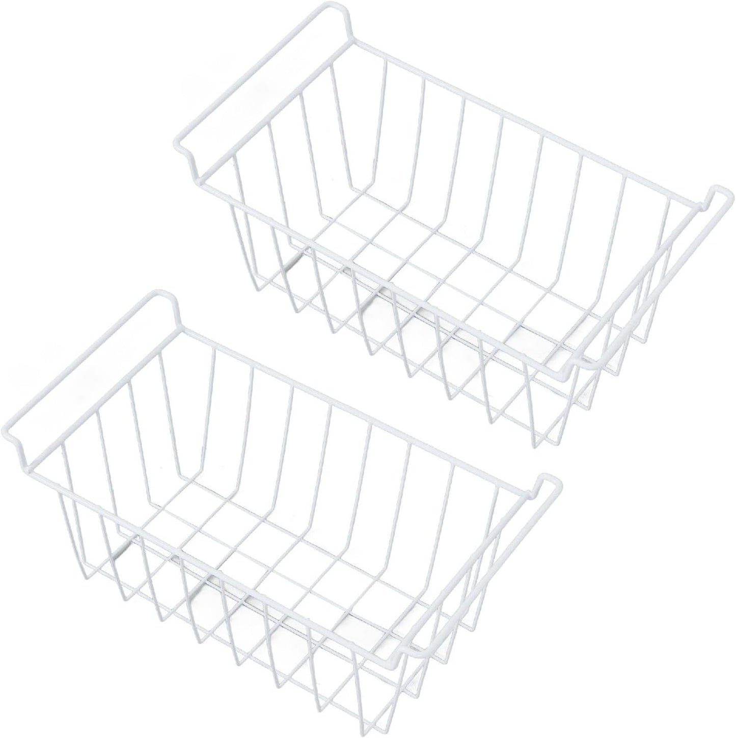 Jiawu Freezer Kitchen Storage Accessories Wire Storage Baskets Organizer NEW