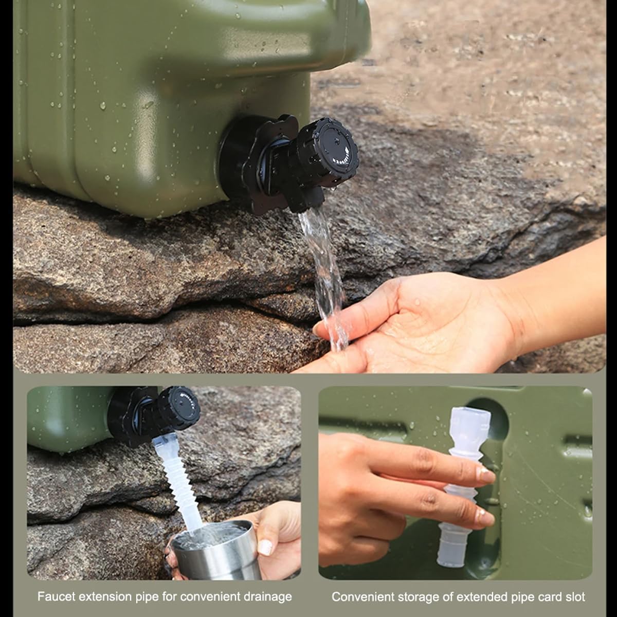 25L Water Container for Outdoor Camping & Hiking Flasks NEW