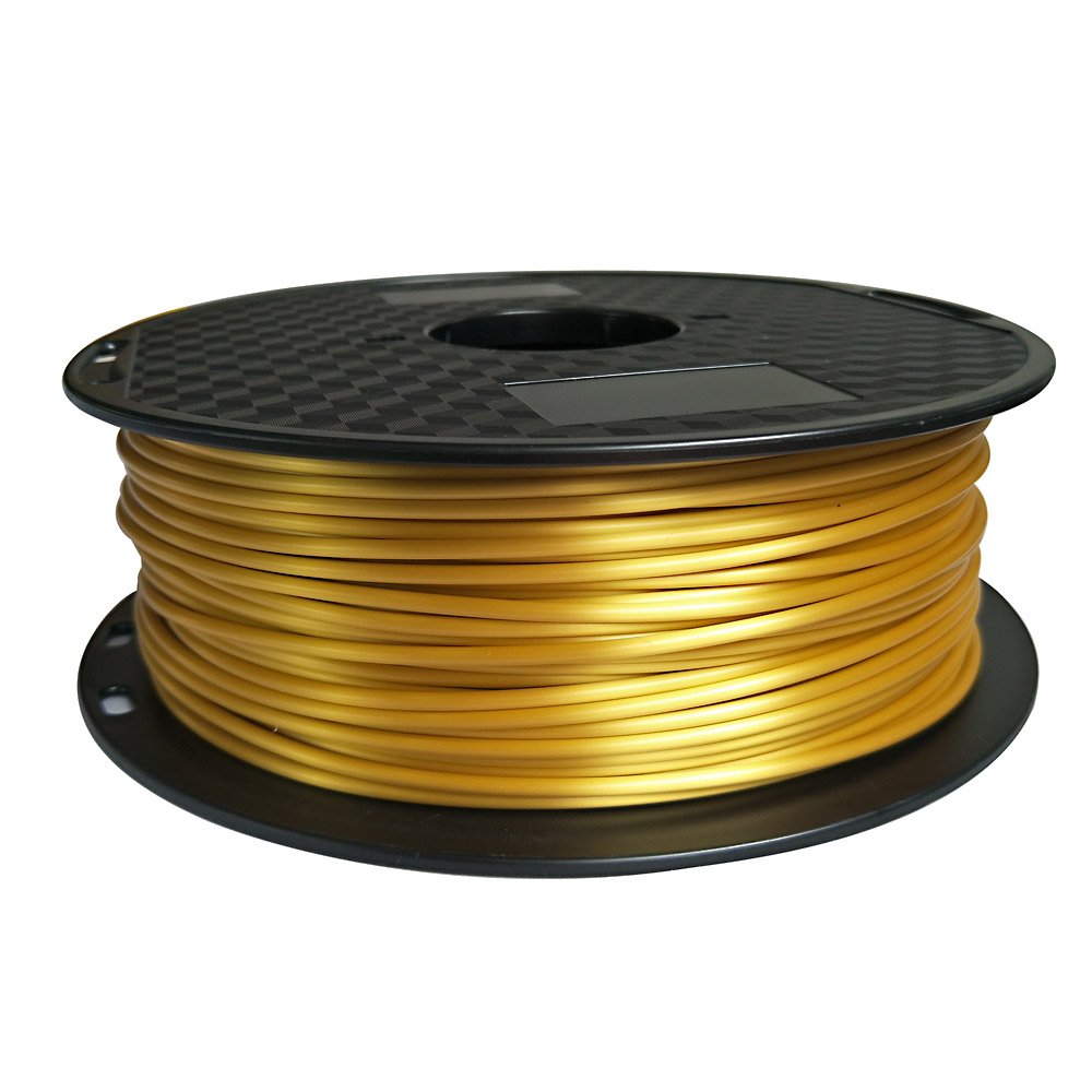 CC3D 2.85mm 3D Printer Filament Silk Gold PLA 3mm 1KG Spool for Printing NEW