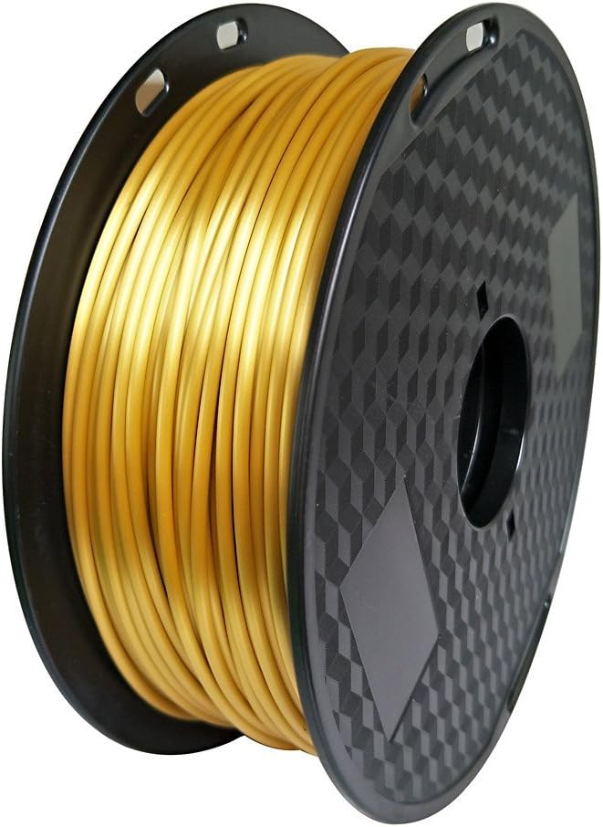 CC3D 2.85mm 3D Printer Filament Silk Gold PLA 3mm 1KG Spool for Printing NEW