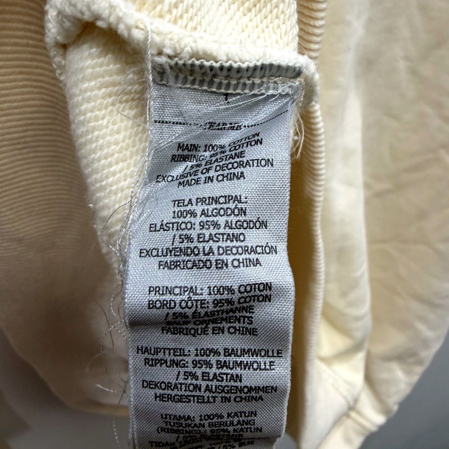 Lorna Jane Womens Established 1999 Pullover Sweatshirt in Beige, Size M