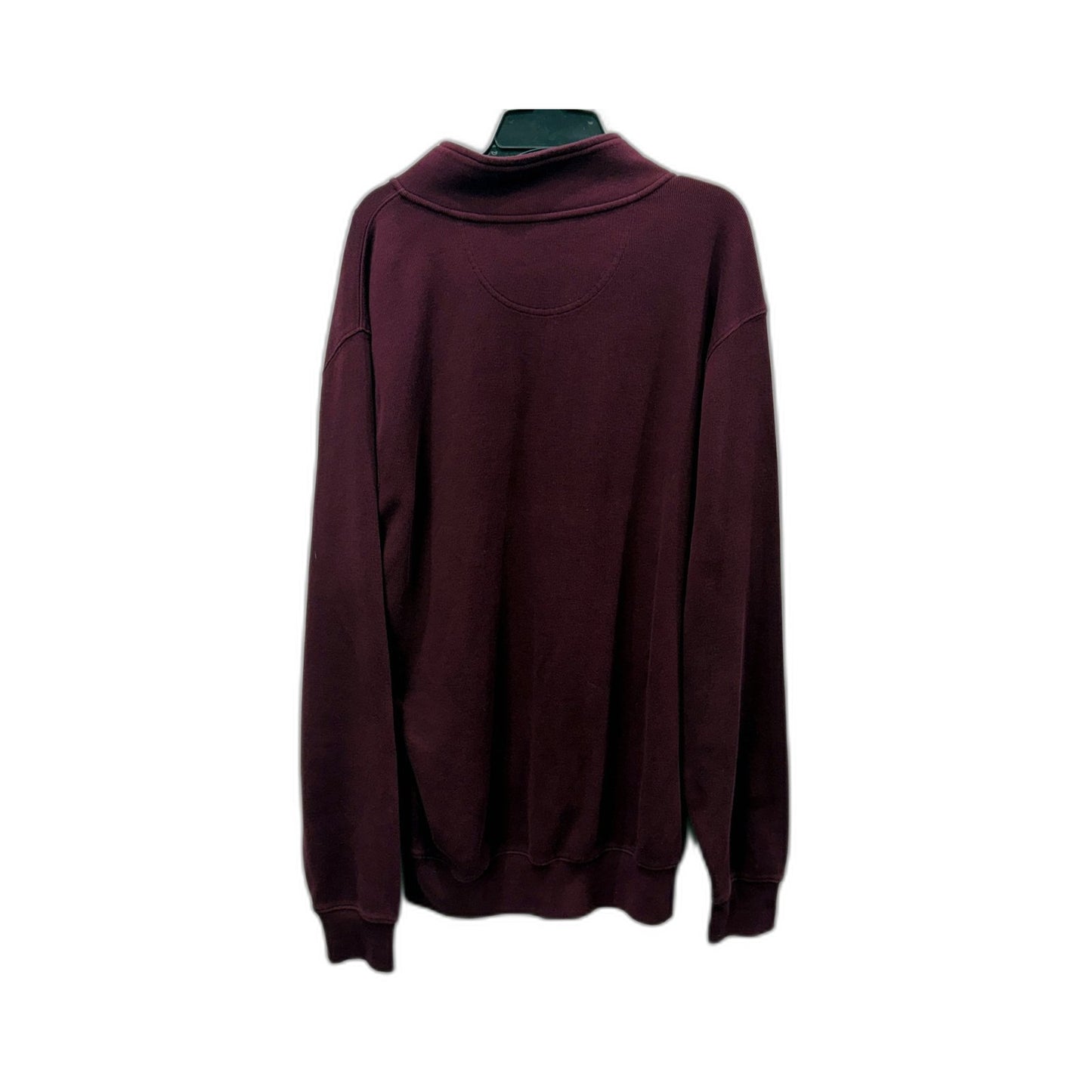Gazman Mens Pullover Sweatshirt Burgundy Cotton Casual Comfortable Size M