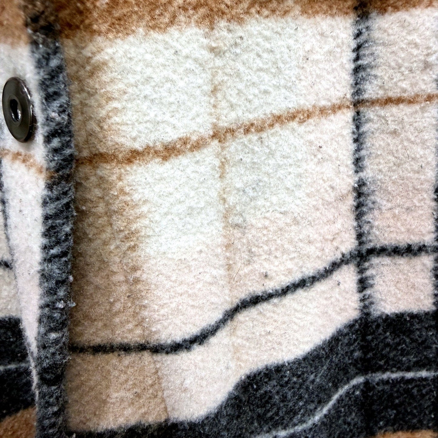 Avella Womens Plaid Fleece Jacket - Soft Warm Multi Color Size 20