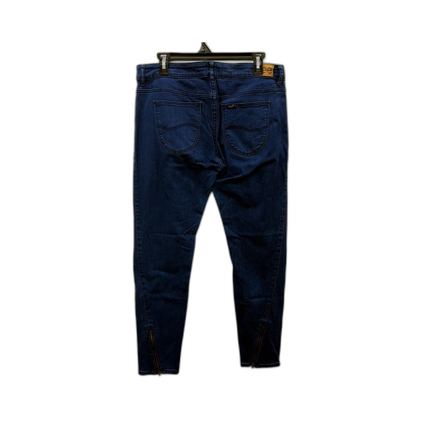 Lee Womens Dark Blue Denim Short Jeans for Petite Sizes 14 Size 14 Short